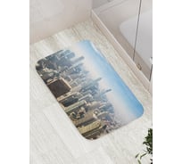 Коврик противоскользящий JoyArty "Небесные небоскребы" для ванной, сауны, бассейна, bath_18077