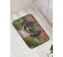 Коврик противоскользящий JoyArty "Круглая арка" для ванной, сауны, бассейна, bath_17894