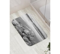 Коврик противоскользящий JoyArty "Серое настроение" для ванной, сауны, бассейна, bath_18090