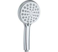 Лейка для душа OLIVE'S, круглая 3-х режимная, дизайнерская, зеркальный хром D189