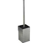 Ерш для унитаза квадратный САНАКС настенный, антивандальный, из нержавеющей стали марки SUS 304, цвет сатин 80176