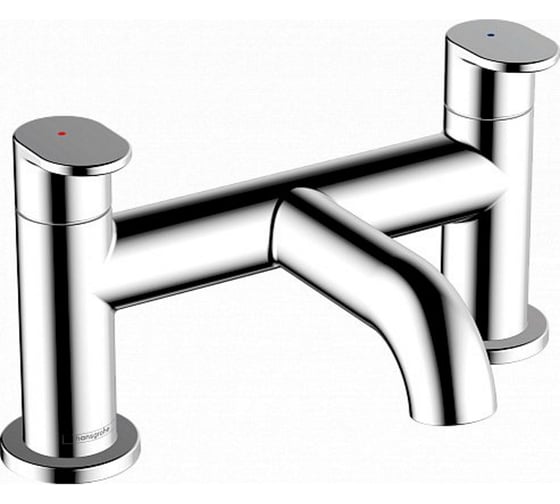 Смеситель для ванны Hansgrohe Vernis Blend на 2 отверстия, хром 71442000