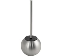 Ёрш для унитаза САНАКС напольный, шарообразный, ЭКСКЛЮЗИВ, из нержавеющей стали цвет САТИН. 309