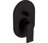 Смеситель для ванны Hansgrohe Vernis Blend однорычажный, ВМ, матовый черный 71449670