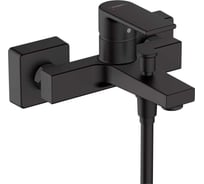 Смеситель для ванны Hansgrohe Vernis Shape однорычажный, ВМ, матовый черный 71450670