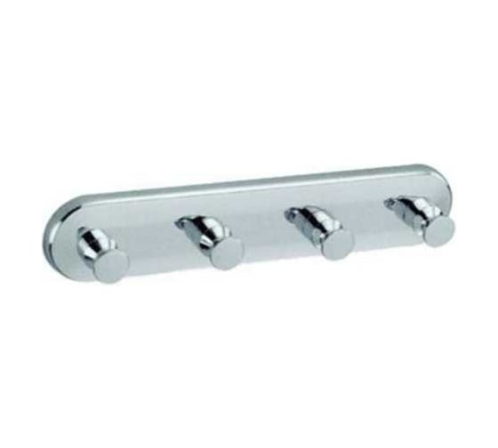 Вешалка c 4 крючками NOFER Line глянцевая 16507.B 1