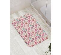 Коврик противоскользящий JoyArty "Детские сладости" для ванной, сауны, бассейна, bath_56208