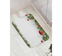 Коврик противоскользящий JoyArty "Блестящие игрушки" для ванной, сауны, бассейна, bath_20063