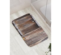 Коврик противоскользящий JoyArty "Старая дверь на кованых завесах" для ванной, сауны, бассейна, bath_9801