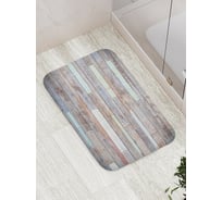 Коврик противоскользящий JoyArty "Деревянная стена" для ванной, сауны, бассейна, bath_20380