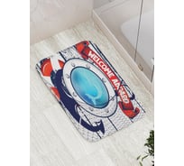 Коврик противоскользящий JoyArty "Добро пожаловать" для ванной, сауны, бассейна, bath_20200