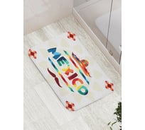 Коврик противоскользящий JoyArty "Мексиканская радость" для ванной, сауны, бассейна, bath_20599