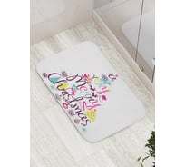Коврик противоскользящий JoyArty "Счастливое рождество" для ванной, сауны, бассейна, bath_23590