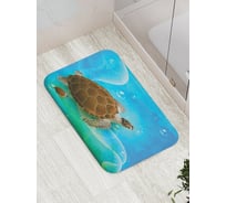 Коврик противоскользящий JoyArty "Загадочные черепахи" для ванной, сауны, бассейна, bath_14611