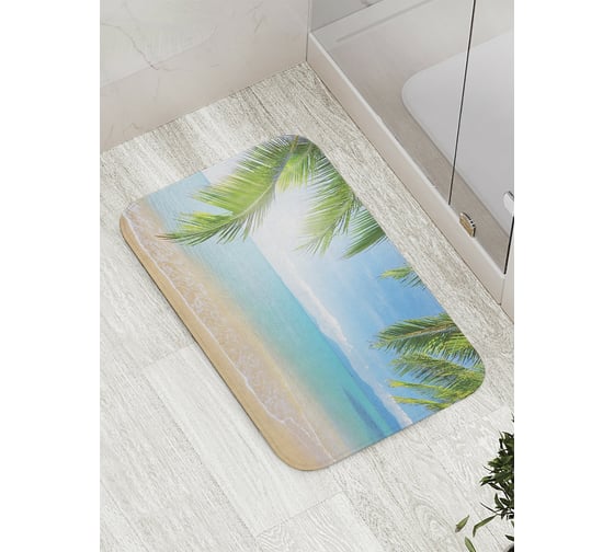 Коврик противоскользящий JoyArty "Солнечное прикосновение" для ванной, сауны, бассейна, bath_8965 1