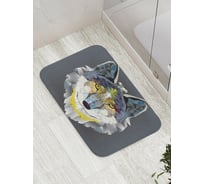 Коврик противоскользящий JoyArty "Драгоценный волк" для ванной, сауны, бассейна, bath_8882
