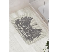 Коврик противоскользящий JoyArty "Гитара с крыльями" для ванной, сауны, бассейна, bath_51693