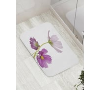Коврик противоскользящий JoyArty "Цветы дикости" для ванной, сауны, бассейна, bath_7985