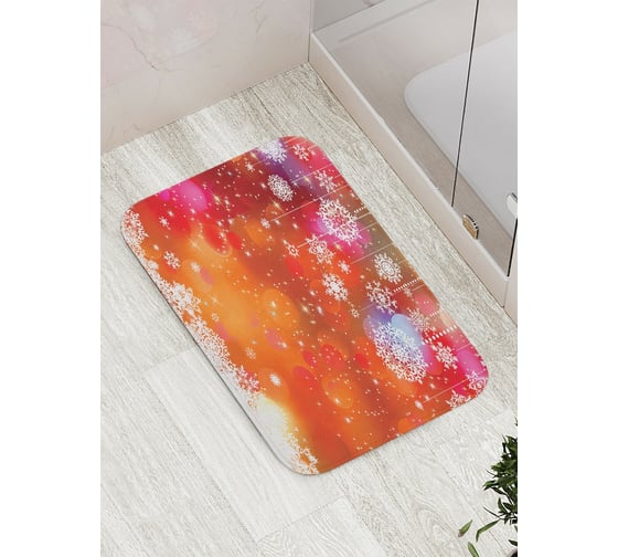 Коврик противоскользящий JoyArty "Снежный туман" для ванной, сауны, бассейна, bath_378744 1
