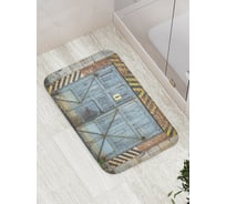 Коврик противоскользящий JoyArty "Секретный завод" для ванной, сауны, бассейна, bath_15802