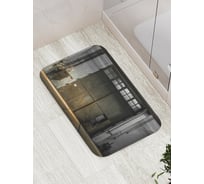 Коврик противоскользящий JoyArty "Заводские ворота" для ванной, сауны, бассейна, bath_15801