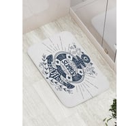 Коврик противоскользящий JoyArty "Классический морской символ" для ванной, сауны, бассейна, bath_15924