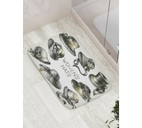 Коврик противоскользящий JoyArty "Женские шляпки" для ванной, сауны, бассейна, bath_15972