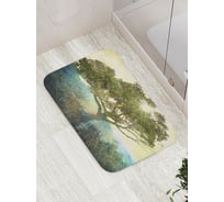 Коврик противоскользящий JoyArty "Иллюзия у солнечного дерева" для ванной, сауны, бассейна, bath_16020