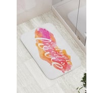 Коврик противоскользящий JoyArty "Все что нужно - это любовь" для ванной, сауны, бассейна, bath_16014