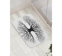 Коврик противоскользящий JoyArty "Древесная симметрия" для ванной, сауны, бассейна, bath_16034