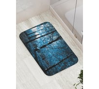 Коврик противоскользящий JoyArty "Интересный ночной лес" для ванной, сауны, бассейна, bath_16439