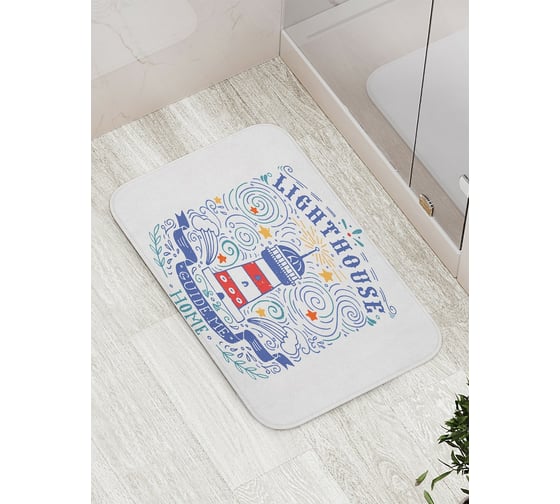 Коврик противоскользящий JoyArty "Направь меня домой" для ванной, сауны, бассейна, bath_16348 1