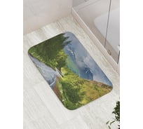 Коврик противоскользящий JoyArty "Горные путешествия" для ванной, сауны, бассейна, bath_16430
