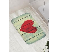 Коврик противоскользящий JoyArty "Любовь повсюду" для ванной, сауны, бассейна, bath_16457