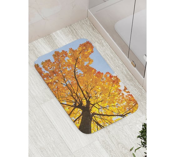 Коврик противоскользящий JoyArty "Осенний убор" для ванной, сауны, бассейна, bath_16580 1