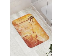 Коврик противоскользящий JoyArty "Дерево, смотрящее на крышу" для ванной, сауны, бассейна, bath_16706