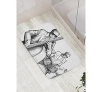 Коврик противоскользящий JoyArty "Джаз не помешает" для ванной, сауны, бассейна, bath_16681