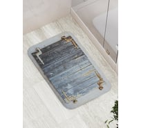 Коврик противоскользящий JoyArty "Ржавые ставни" для ванной, сауны, бассейна, bath_16667