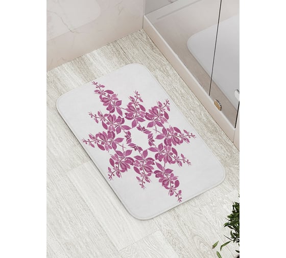 Коврик противоскользящий JoyArty "Природа бывает симметричной" для ванной, сауны, бассейна, bath_16801 1