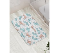 Коврик противоскользящий JoyArty "Фигурные узоры" для ванной, сауны, бассейна, bath_16794