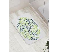 Коврик противоскользящий JoyArty "Занимательное плетение" для ванной, сауны, бассейна, bath_16896
