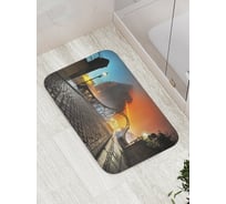 Коврик противоскользящий JoyArty "Кривая мостовая арка" для ванной, сауны, бассейна, bath_16760