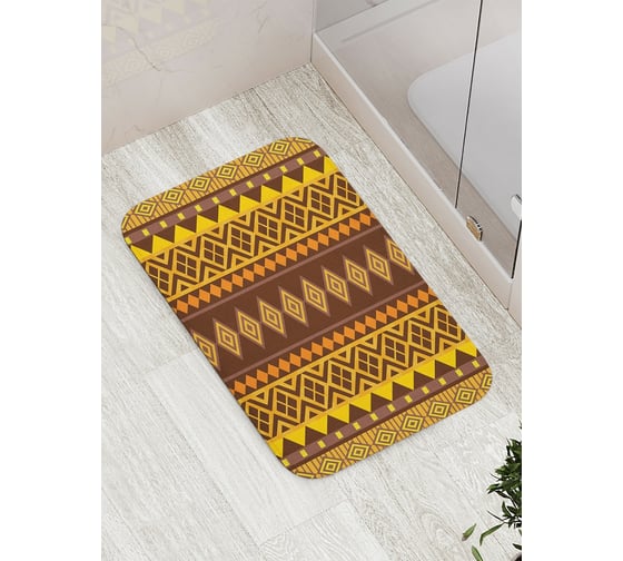 Коврик противоскользящий JoyArty "Счастливые полосы" для ванной, сауны, бассейна, bath_16824 1