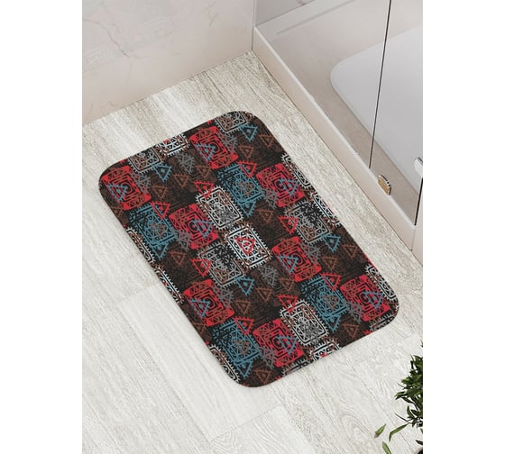 Коврик противоскользящий JoyArty "Фантазия древности" для ванной, сауны, бассейна, bath_16936 1