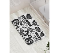 Коврик противоскользящий JoyArty "Африка в символах" для ванной, сауны, бассейна, bath_16820