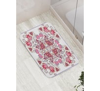Коврик противоскользящий JoyArty "Эксцентрические цветы" для ванной, сауны, бассейна, bath_16949