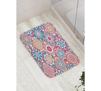 Коврик противоскользящий JoyArty "Цветочное марево" для ванной, сауны, бассейна, bath_17001