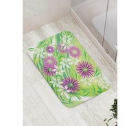 Коврик противоскользящий JoyArty "Цветочное гадание" для ванной, сауны, бассейна, bath_16929