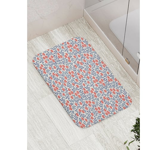 Коврик противоскользящий JoyArty "Цветы молодости" для ванной, сауны, бассейна, bath_17154 1
