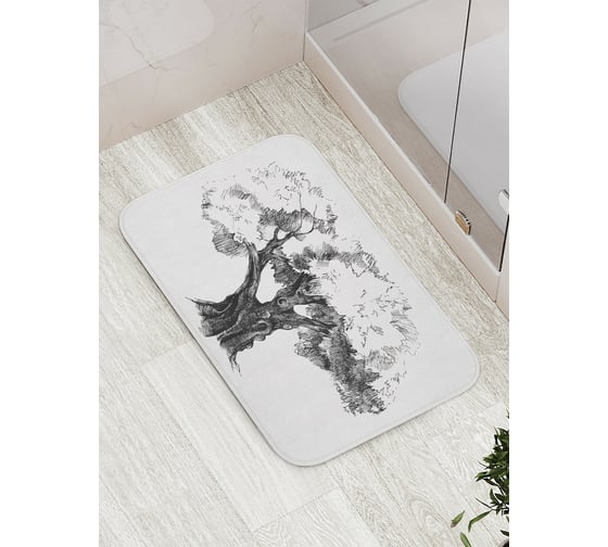 Коврик противоскользящий JoyArty "Пышное дерево" для ванной, сауны, бассейна, bath_17092 1